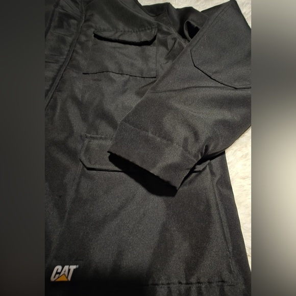 CAT Caterpillar Men’s Size 2XL Bedrock Winter Black Jacket EUC - Picture 4 of 12